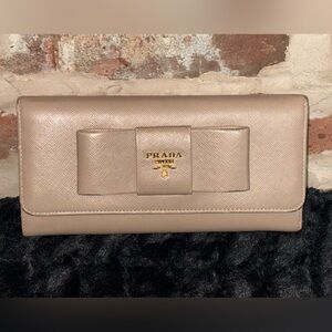 Prada Ribbon Long Wallet